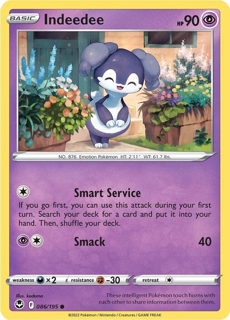 Image for Indeedee (086/195) (SWSH12: Silver Tempest) - Pokemon