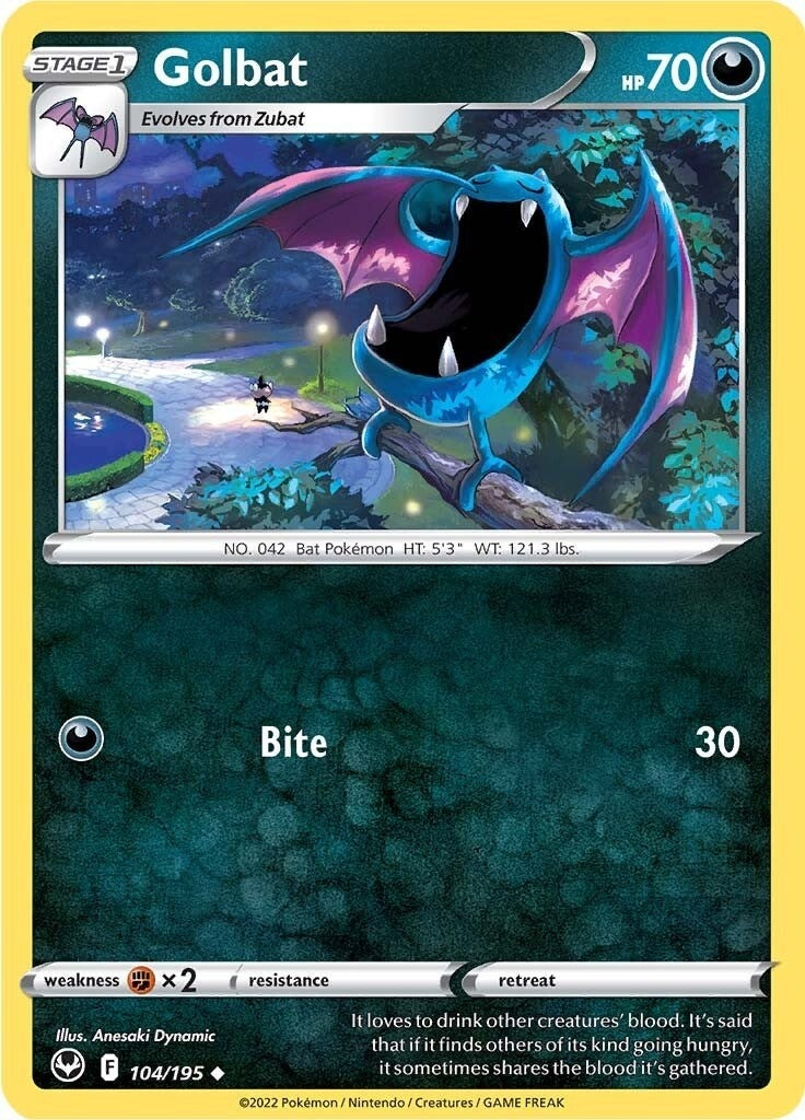 Image for Golbat (104/195) (SWSH12: Silver Tempest) - Pokemon