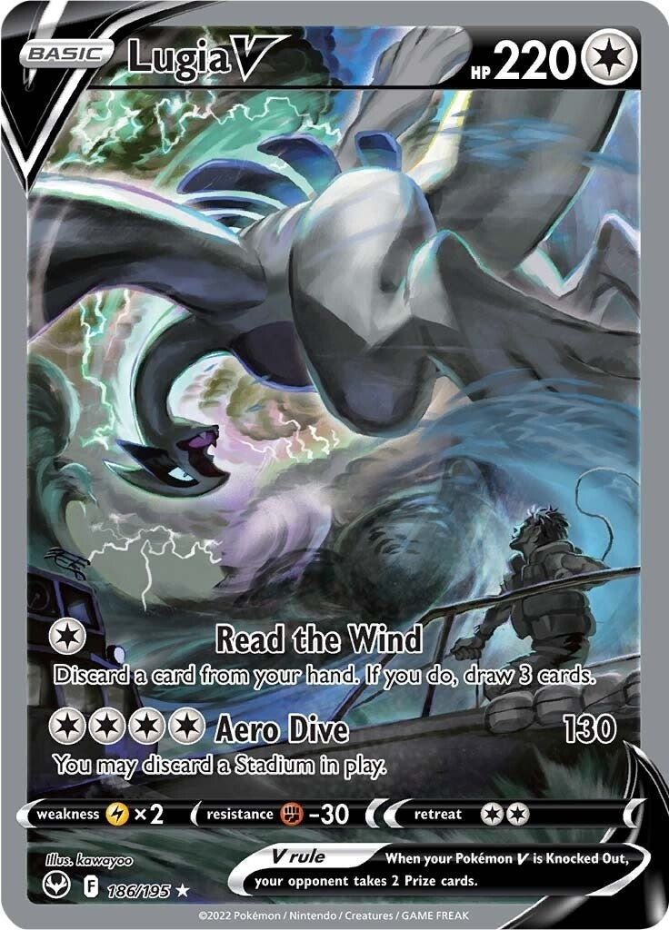 Image for Lugia V (Alternate Full Art) (186/195) (SWSH12: Silver Tempest) - Pokemon