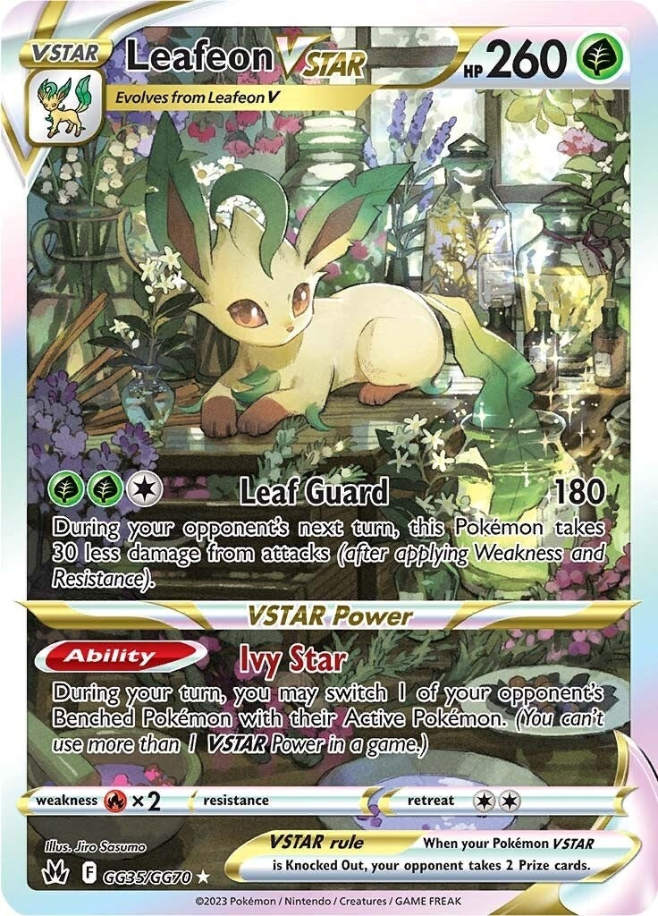 Image for Leafeon VSTAR (GG35/GG70) (Crown Zenith: Galarian Gallery) - Pokemon