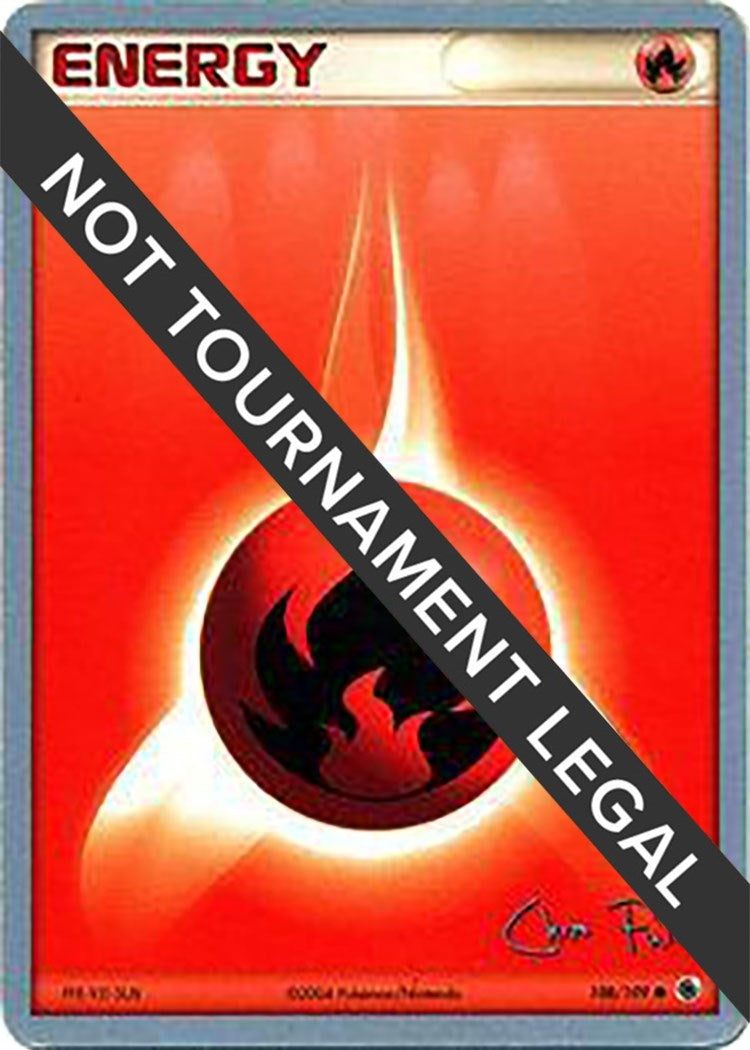 Image for Fire Energy - 2004 (Chris Fulop) (108/109) (World Championship Decks) - Pokemon
