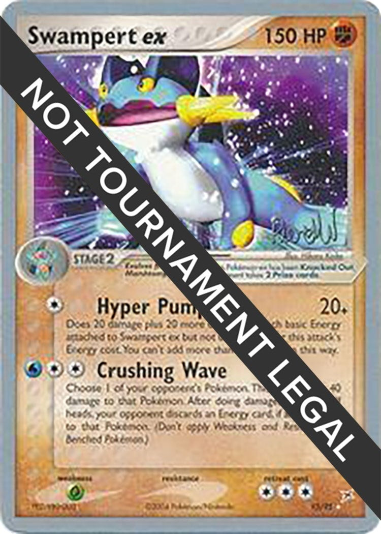 Image for Swampert ex - 2004 (Reed Weichler) (95/95) (World Championship Decks) - Pokemon