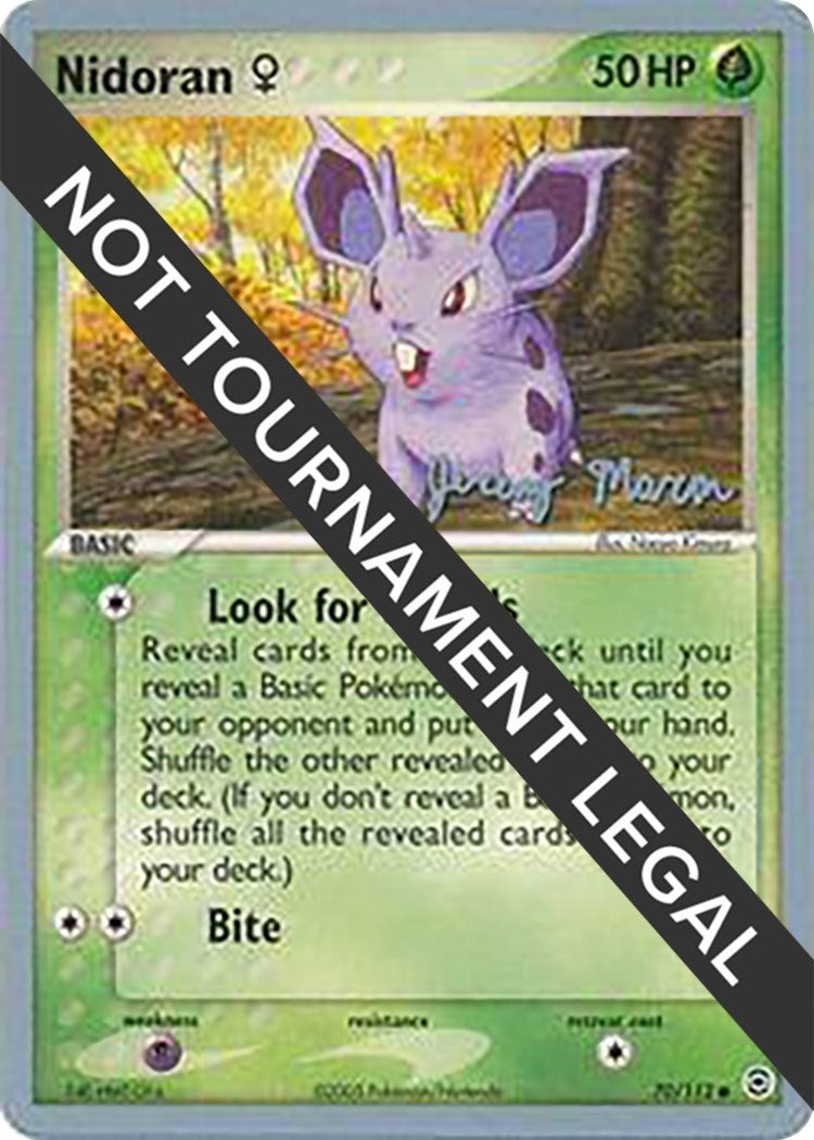Image for Nidoran F - 2005 (Jeremy Maron) (70/112) (World Championship Decks) - Pokemon