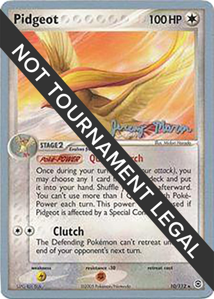Image for Pidgeot - 2005 (Jeremy Maron) (10/112) (World Championship Decks) - Pokemon