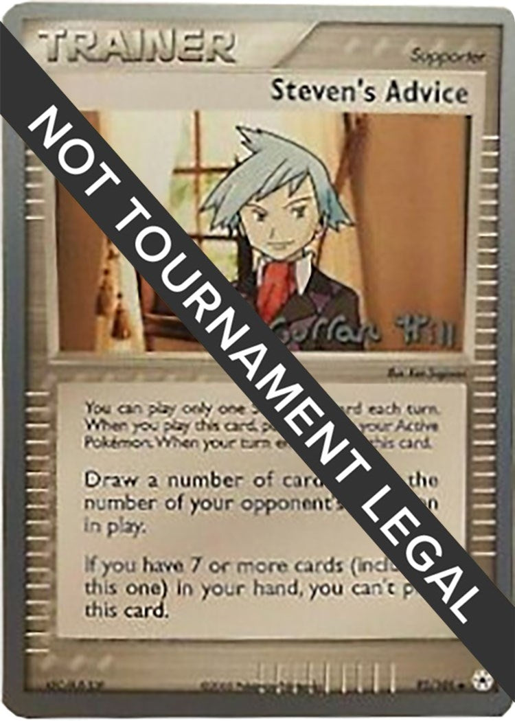 Image for Steven's Advice - 2005 (Curran Hill) (92/101) (World Championship Decks) - Pokemon