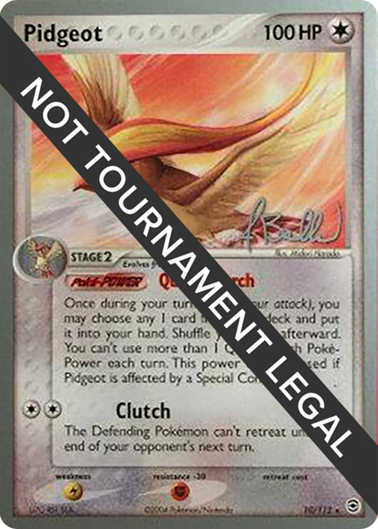Image for Pidgeot - 2006 (Jimmy Ballard) (10/112) (World Championship Decks) - Pokemon