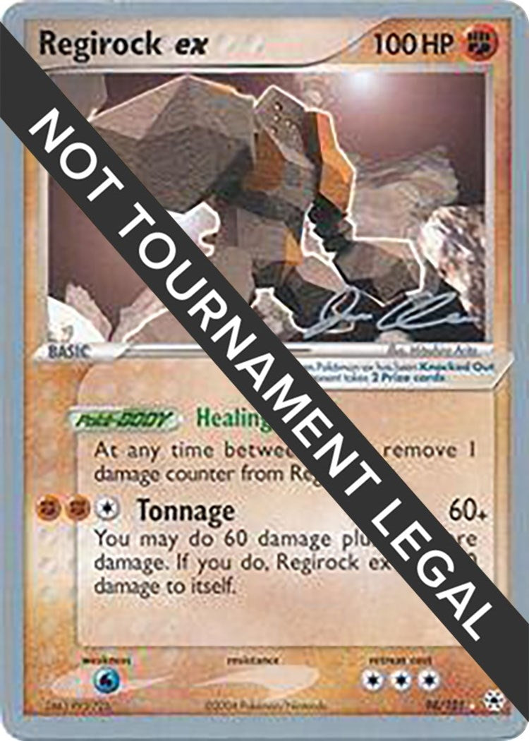 Image for Regirock ex - 2006 (Jason Klaczynski) (98/101) (World Championship Decks) - Pokemon