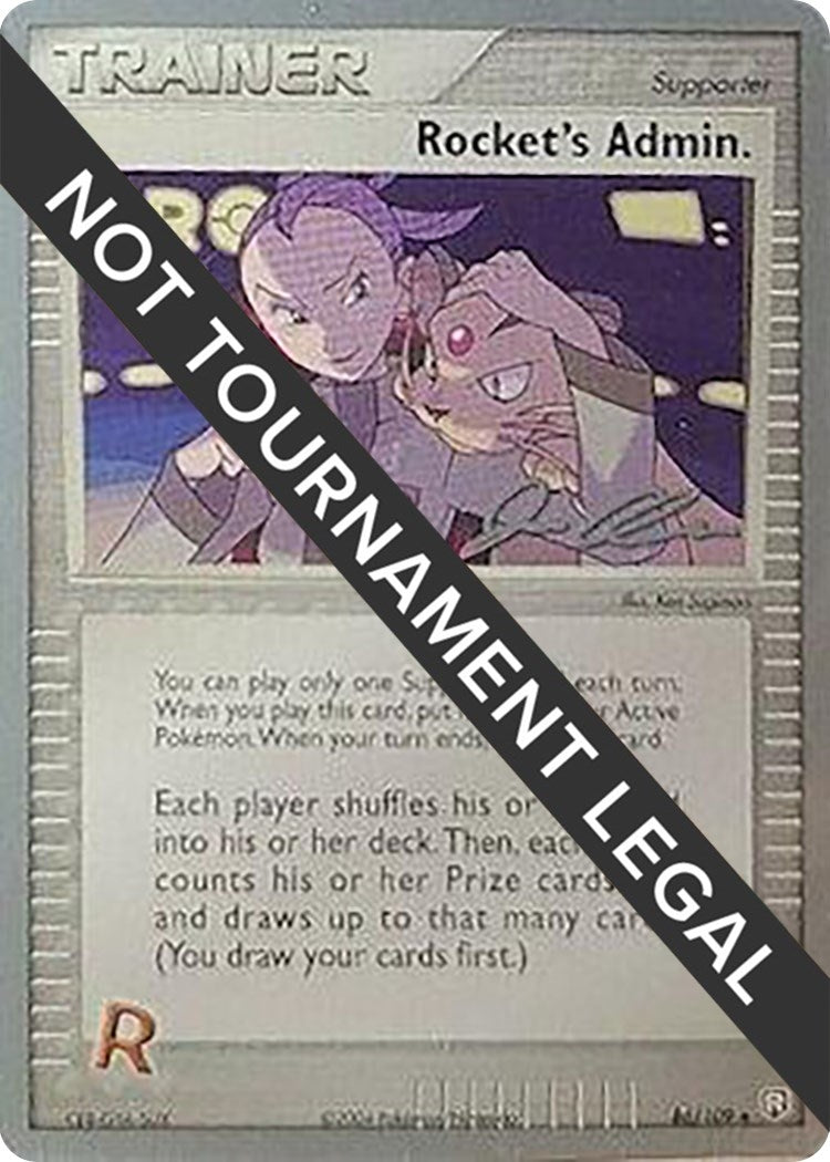 Image for Rocket's Admin. - 2006 (Jason Klaczynski) (86/109) (World Championship Decks) - Pokemon