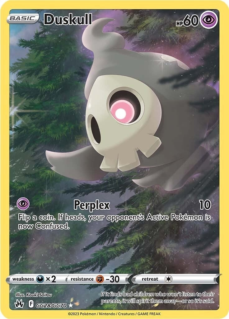 Image for Duskull (GG28/GG70) (Crown Zenith: Galarian Gallery) - Pokemon