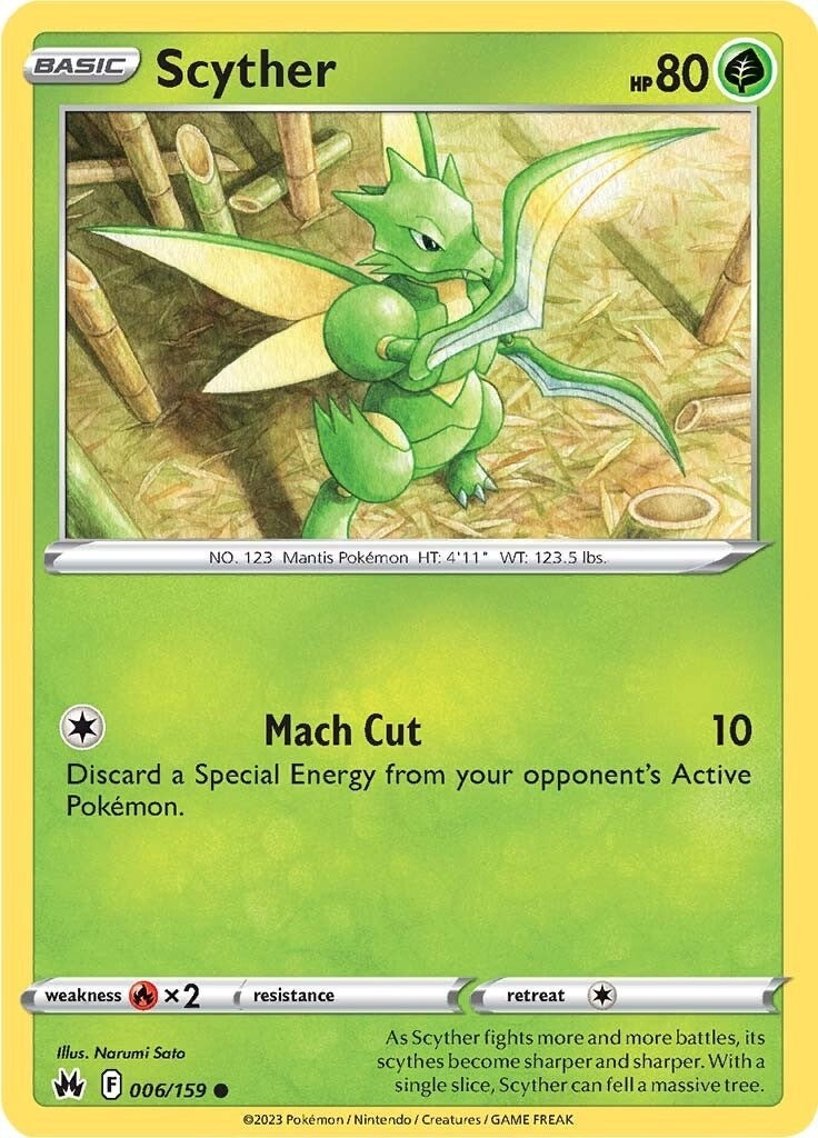 Image for Scyther (006/159) (Crown Zenith) - Pokemon