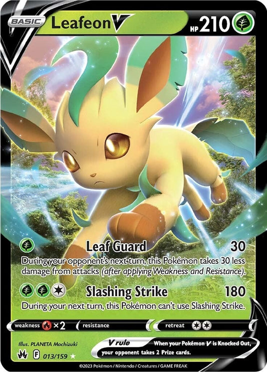 Image for Leafeon V (013/159) (Crown Zenith) - Pokemon