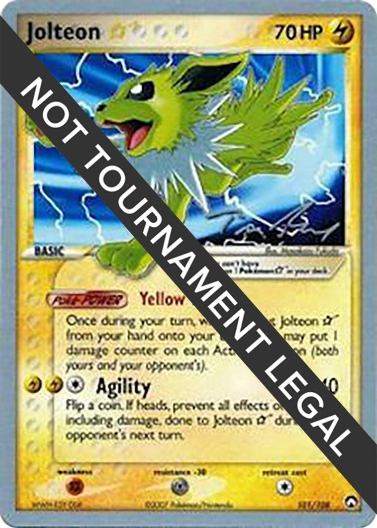 Image for Jolteon Star - 2007 (Tom Roos) (101/108) (World Championship Decks) - Pokemon