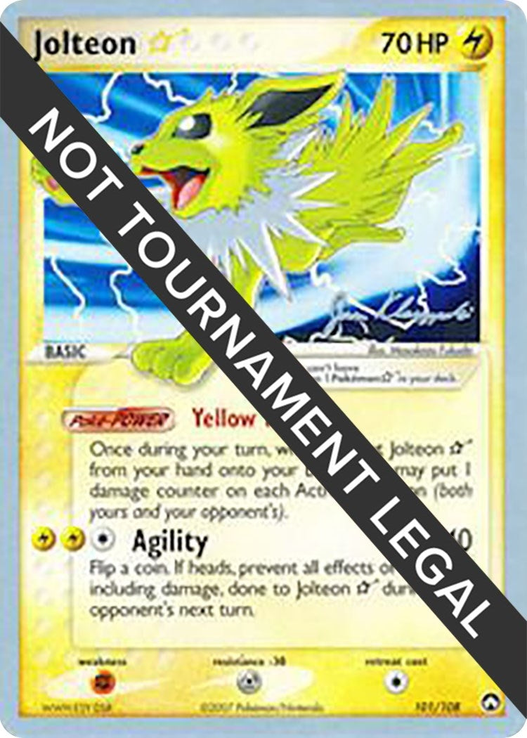 Image for Jolteon Star - 2008 (Jason Klaczynski) (101/108) (World Championship Decks) - Pokemon