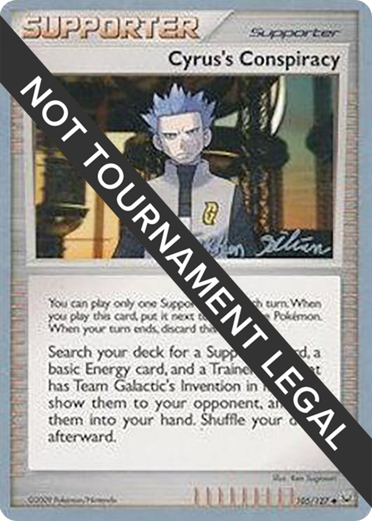Image for Cyrus's Conspiracy - 2009 (Stephen Silvestro) (105/127) (World Championship Decks) - Pokemon