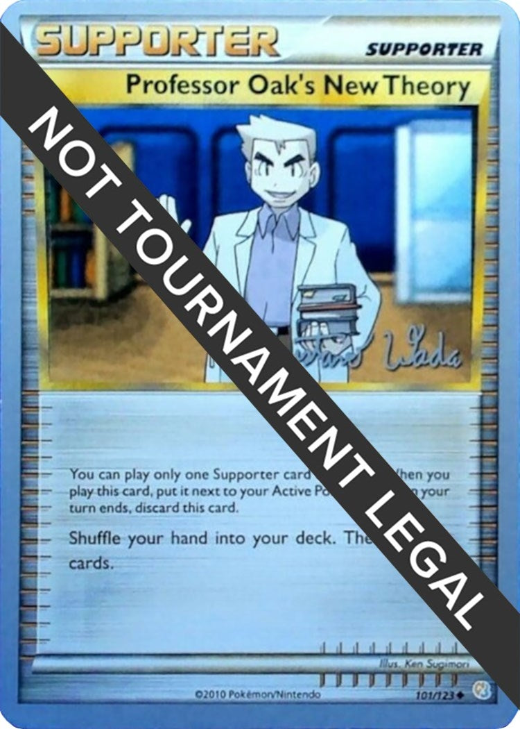 Image for Professor Oak's New Theory - 2011 (Gustavo Wada) (101/123) (World Championship Decks) - Pokemon