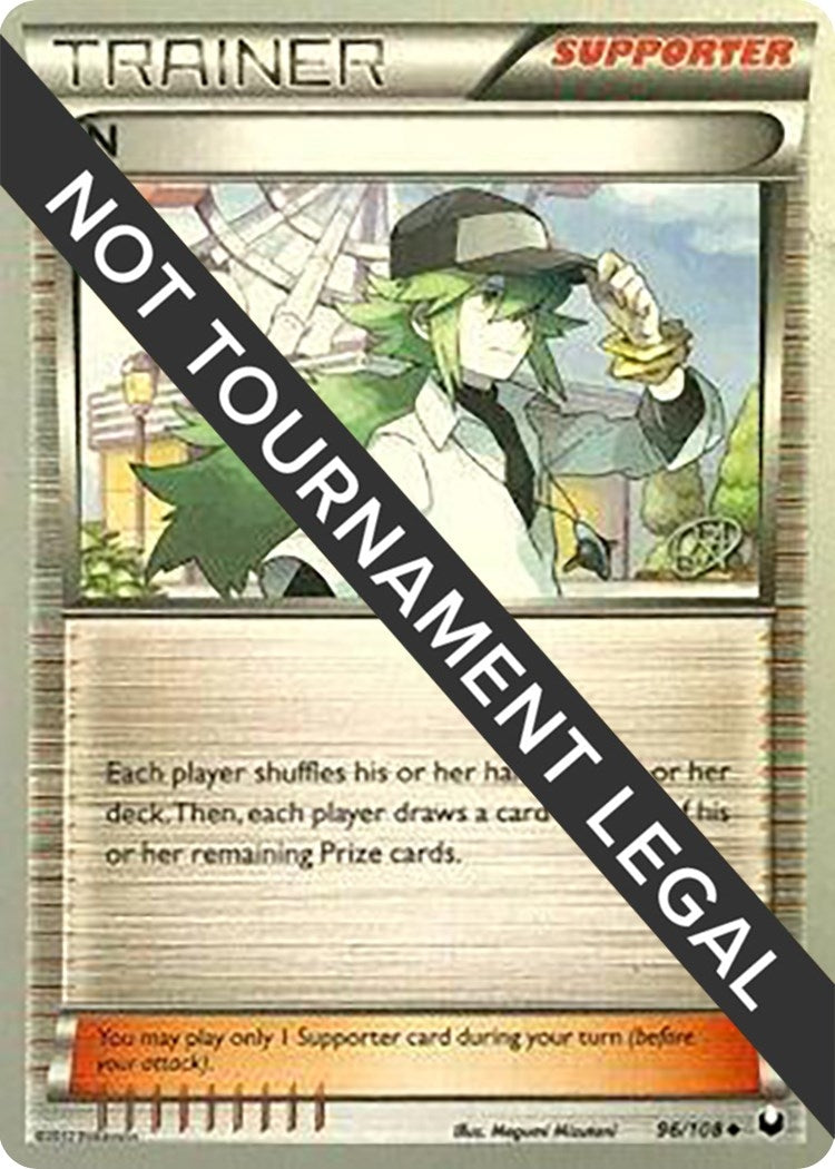 Image for N - 2015 (Rowan Stavenow) (96/108) (World Championship Decks) - Pokemon