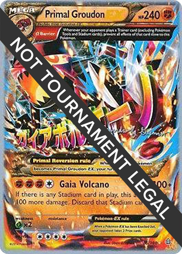 Image for Primal Groudon EX - 2015 (Alejandro Ng-Guzman) (86/160) (World Championship Decks) - Pokemon