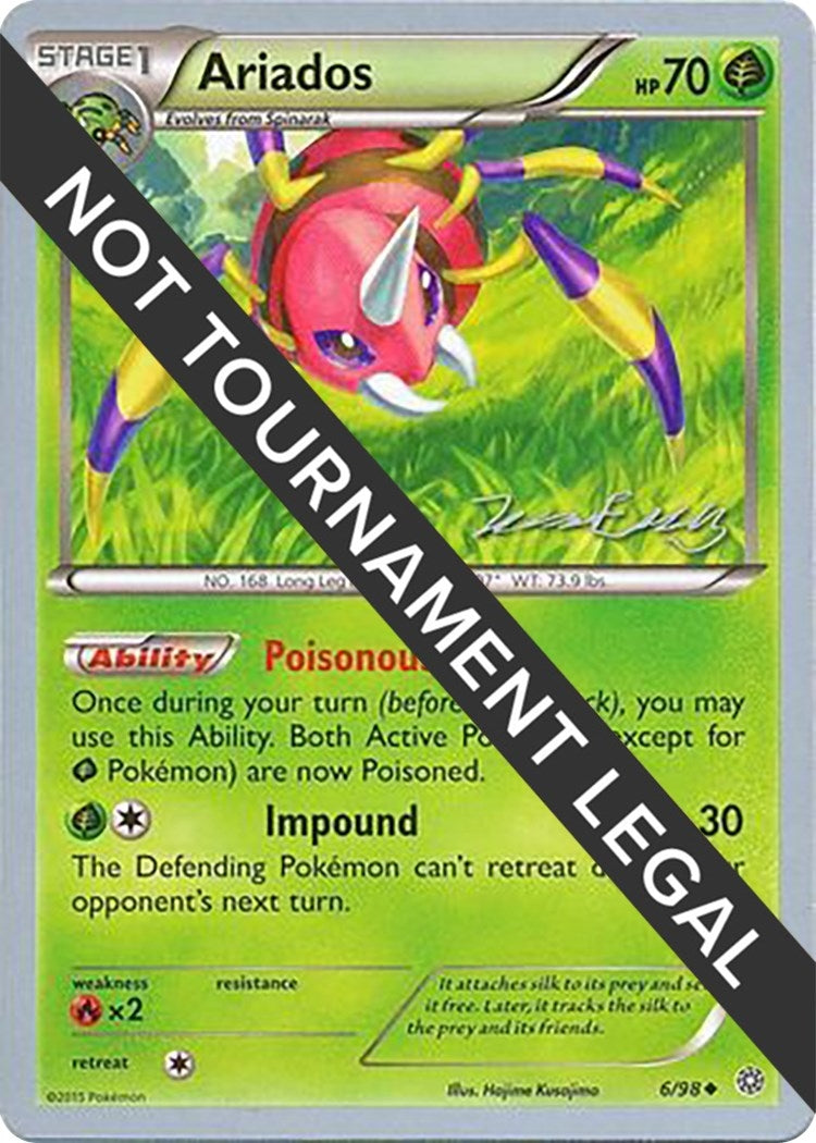 Image for Ariados - 2016 (Jesper Eriksen) (6/98) (World Championship Decks) - Pokemon