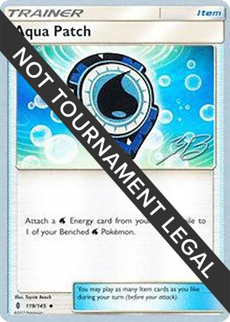 Image for Aqua Patch - 2017 (Zachary Bokhari) (119/145) (World Championship Decks) - Pokemon