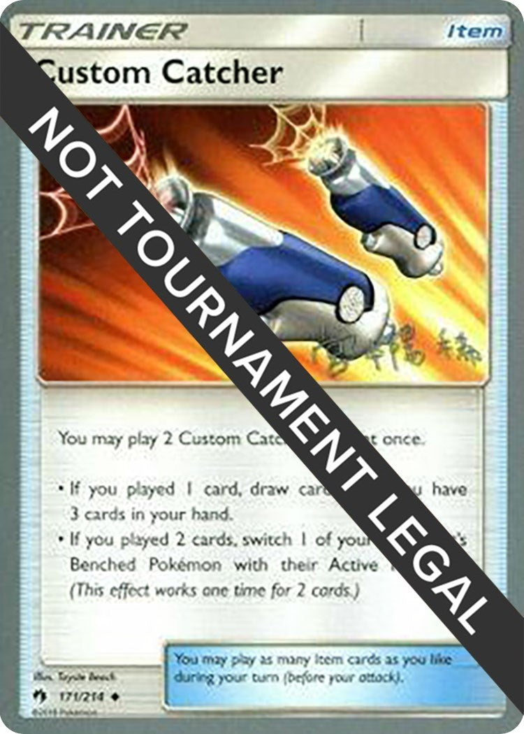 Image for Custom Catcher - 2019 (Haruki Miyamoto) (171/214) (World Championship Decks) - Pokemon
