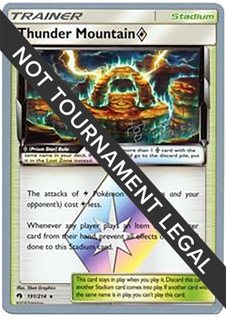 Image for Thunder Mountain Prism Star - 2019 (Haruki Miyamoto) (191/214) (World Championship Decks) - Pokemon