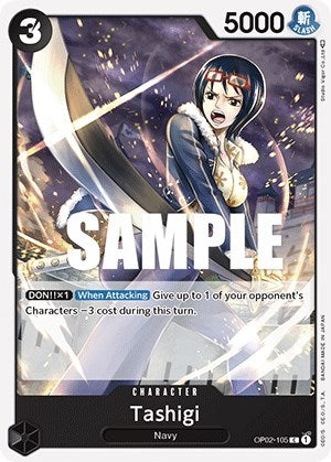 Image for Tashigi (OP02-105) (Paramount War) - One Piece Card Game