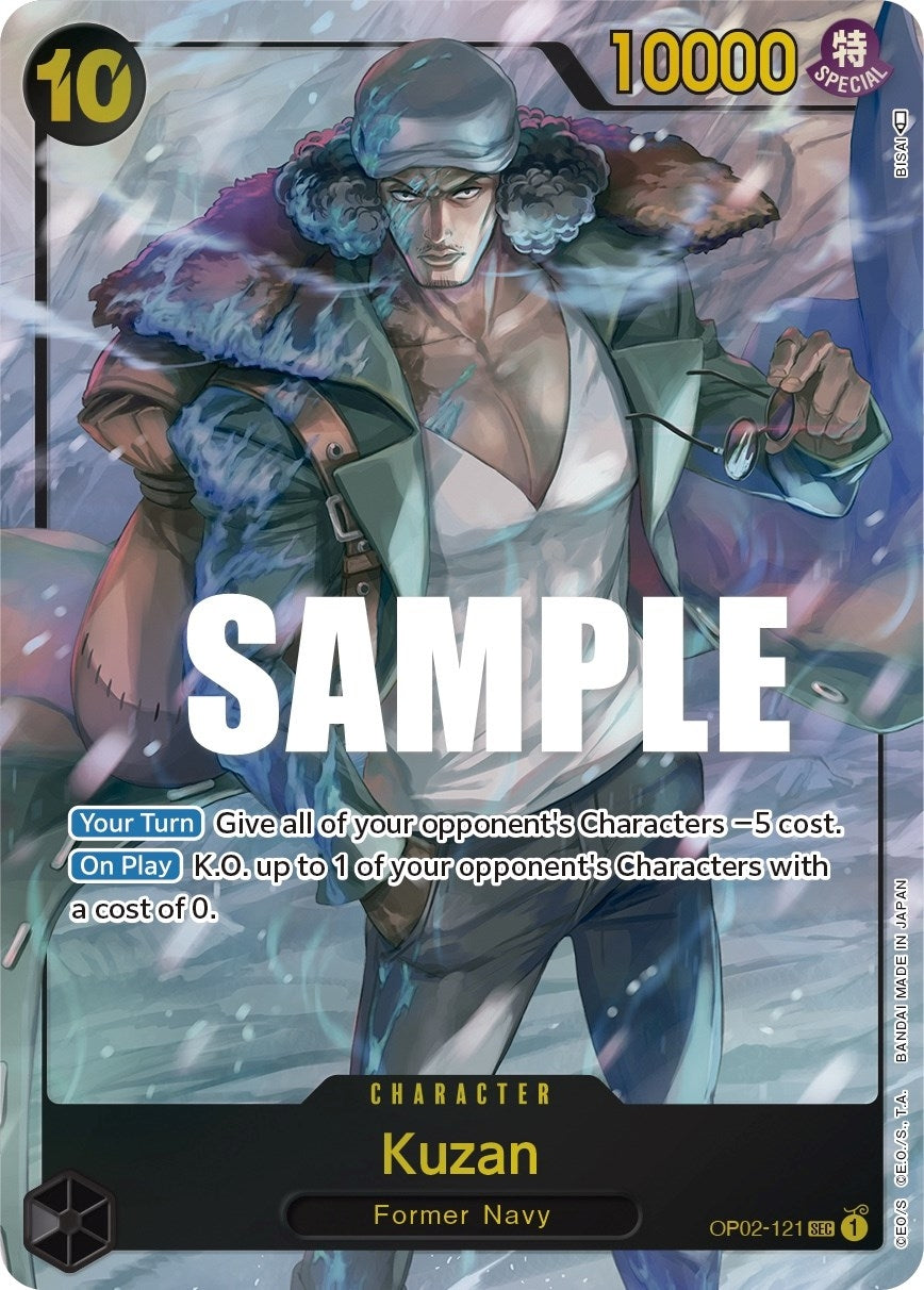 Image for Kuzan (121) (Alternate Art) (OP02-121) (Paramount War) - One Piece Card Game