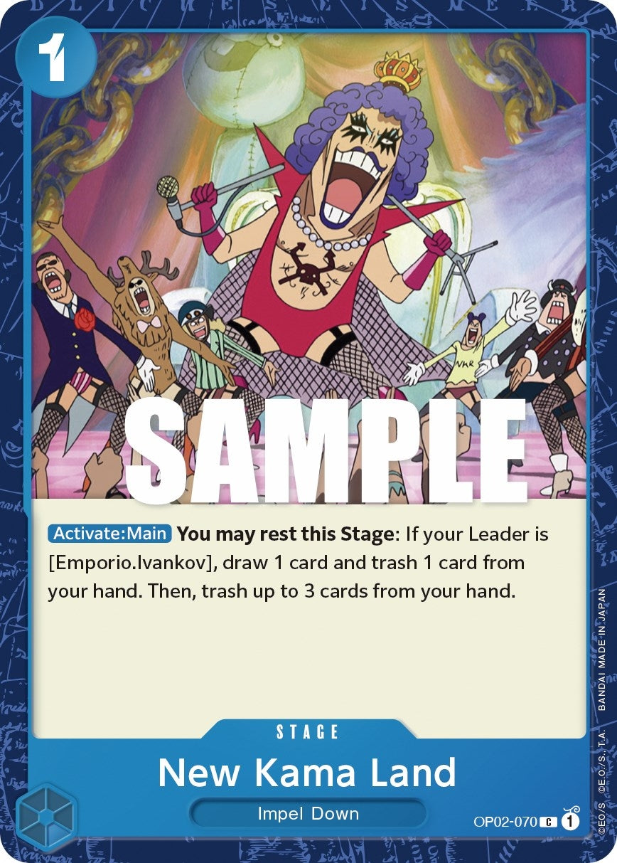 Image for New Kama Land (OP02-070) (Paramount War) - One Piece Card Game