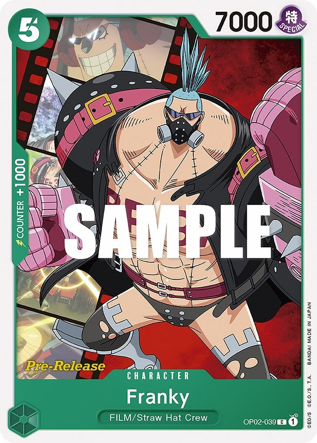 Image for Franky (OP02-039) (Paramount War Pre-Release Cards) - One Piece Card Game