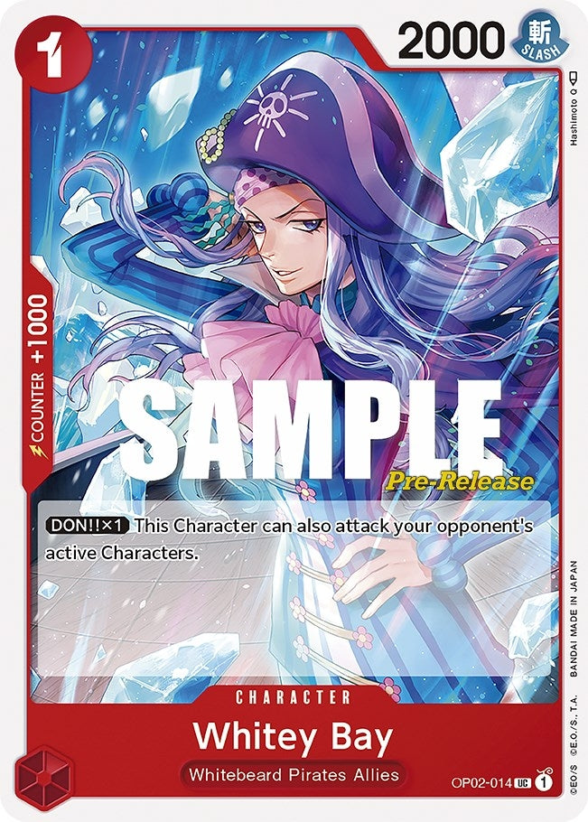 Image for Whitey Bay (OP02-014) (Paramount War Pre-Release Cards) - One Piece Card Game