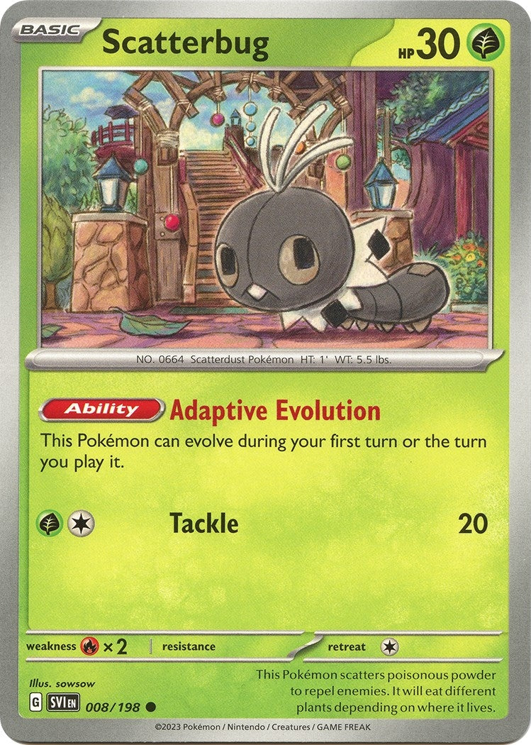 Image for Scatterbug (008/198) (SV01: Scarlet & Violet Base Set) - Pokemon