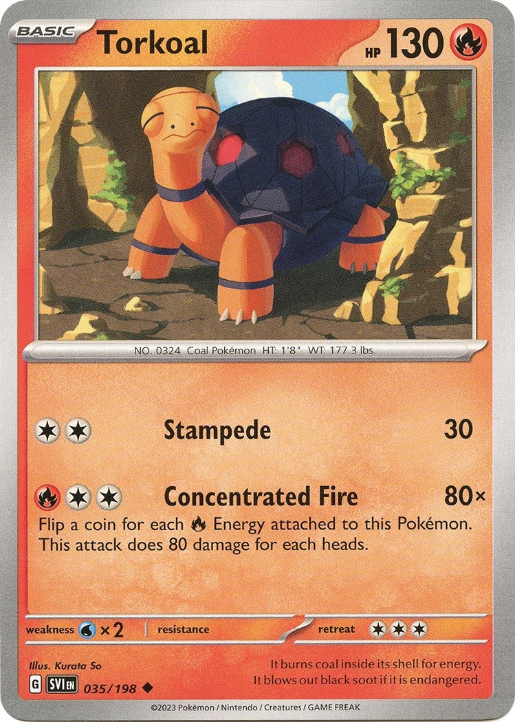 Image for Torkoal (035/198) (SV01: Scarlet & Violet Base Set) - Pokemon