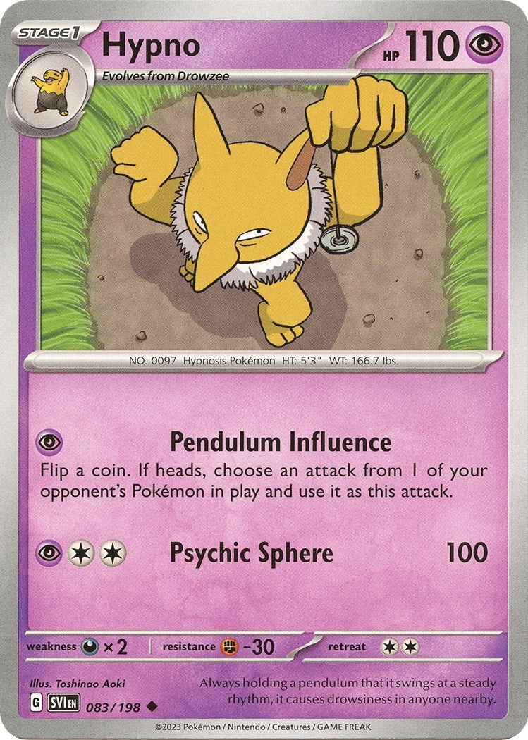 Image for Hypno (083/198) (SV01: Scarlet & Violet Base Set) - Pokemon