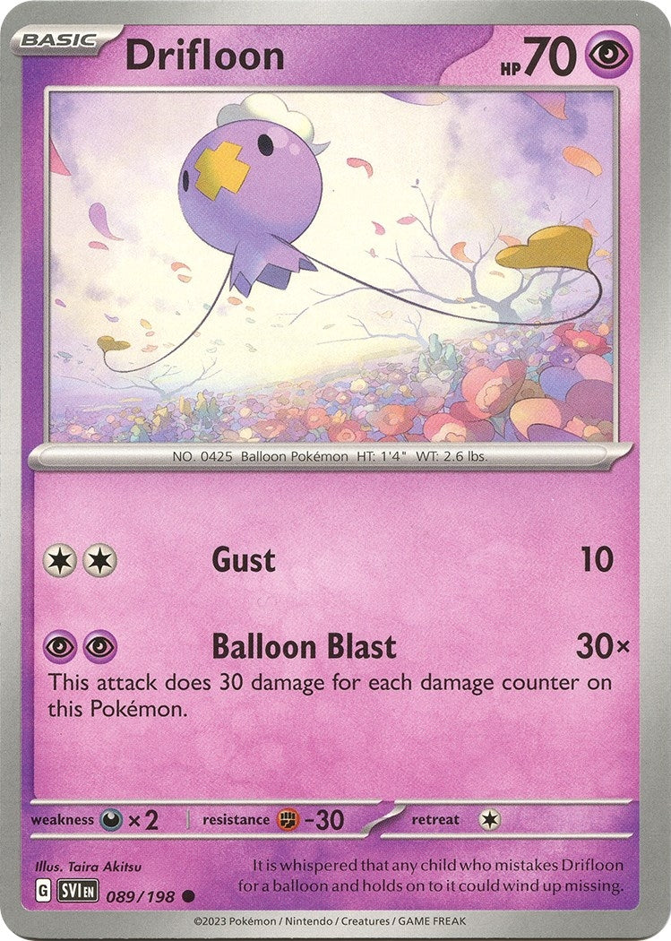 Image for Drifloon (089/198) (SV01: Scarlet & Violet Base Set) - Pokemon