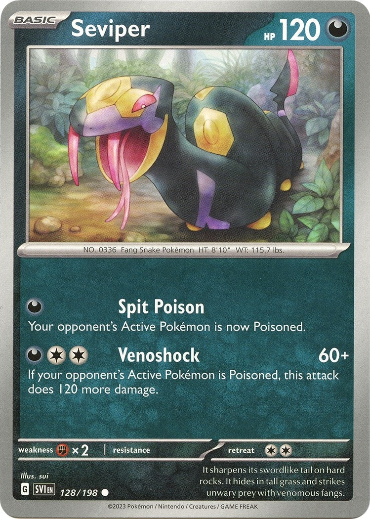 Image for Seviper (128/198) (SV01: Scarlet & Violet Base Set) - Pokemon