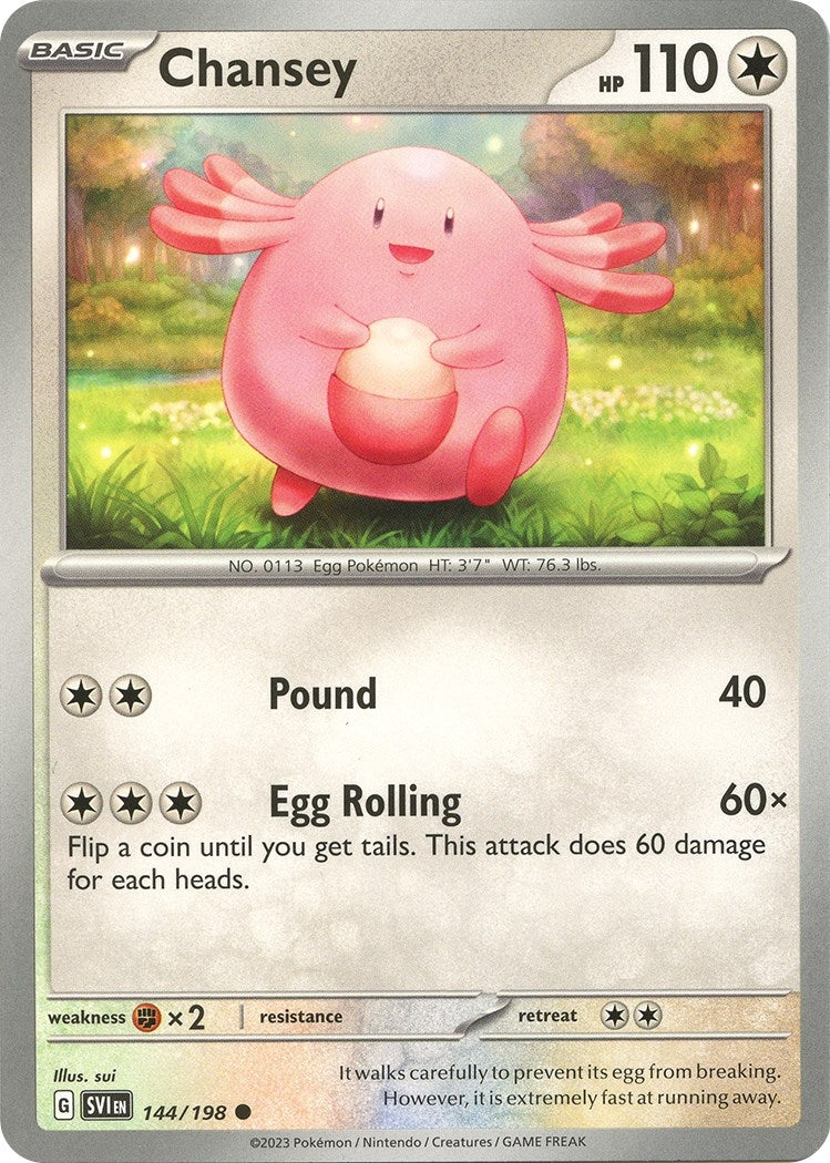Image for Chansey (144/198) (SV01: Scarlet & Violet Base Set) - Pokemon