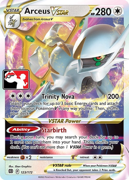 Image for Arceus VSTAR (123/172) (Prize Pack Series Cards) - Pokemon
