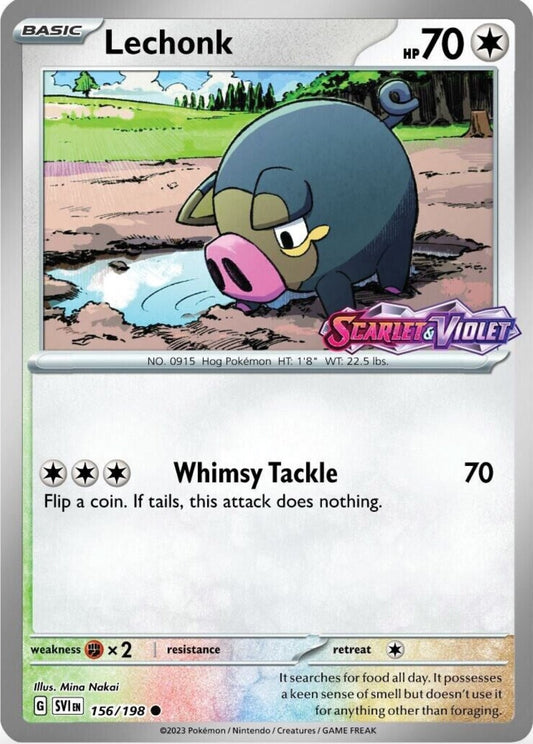 Image for Lechonk - 156/198 (Best Buy Promo) (156/198) (Miscellaneous Cards & Products) - Pokemon