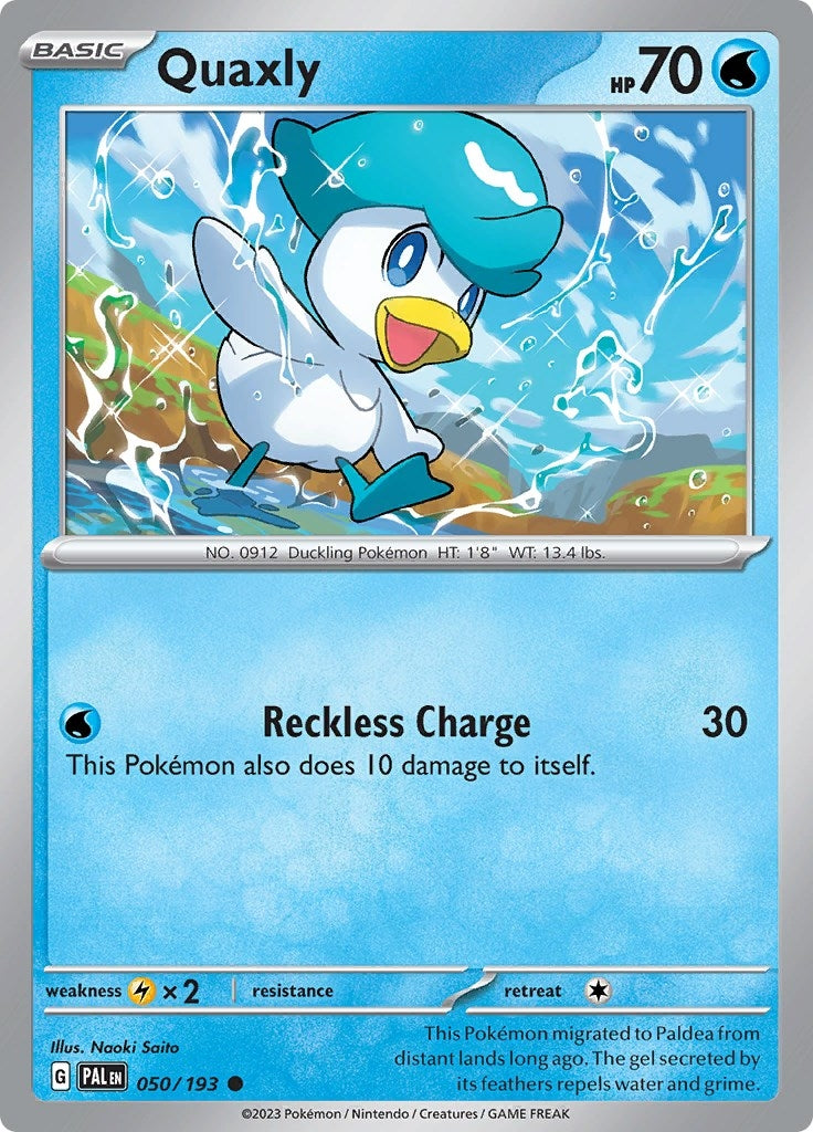 Image for Quaxly (050/193) (SV02: Paldea Evolved) - Pokemon