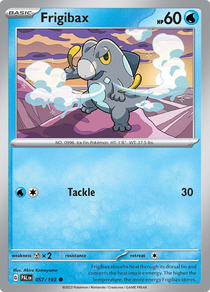 Image for Frigibax (057/193) (SV02: Paldea Evolved) - Pokemon