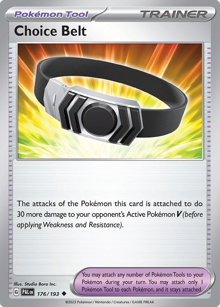 Image for Choice Belt (176/193) (SV02: Paldea Evolved) - Pokemon