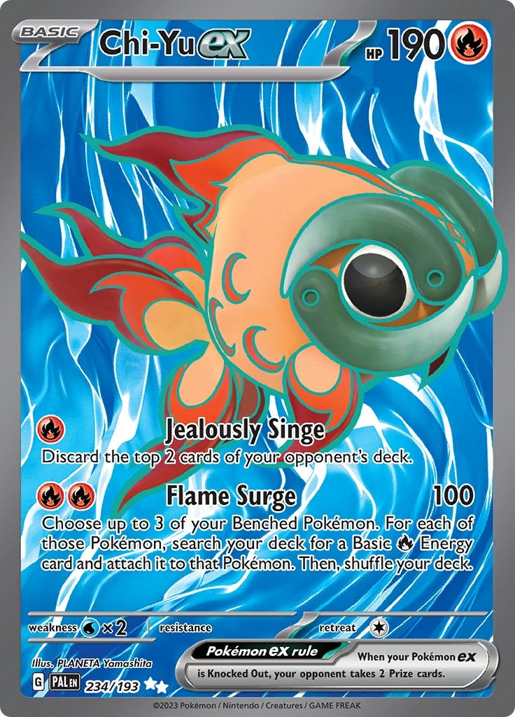 Image for Chi-Yu ex (234/193) (SV02: Paldea Evolved) - Pokemon