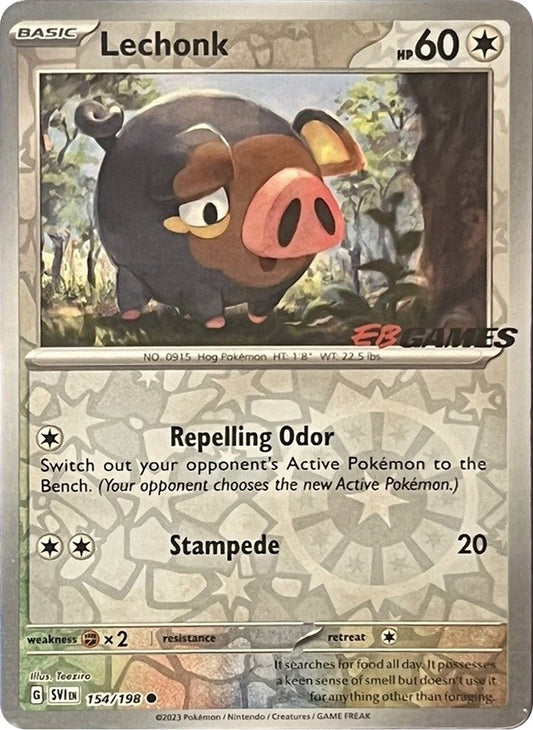 Image for Lechonk - 154/198 (EB Games Promo) (154/198) (Miscellaneous Cards & Products) - Pokemon