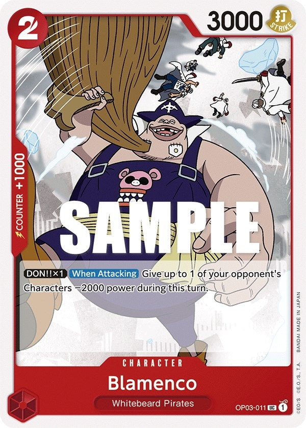 Image for Blamenco (OP03-011) (Pillars of Strength) - One Piece Card Game