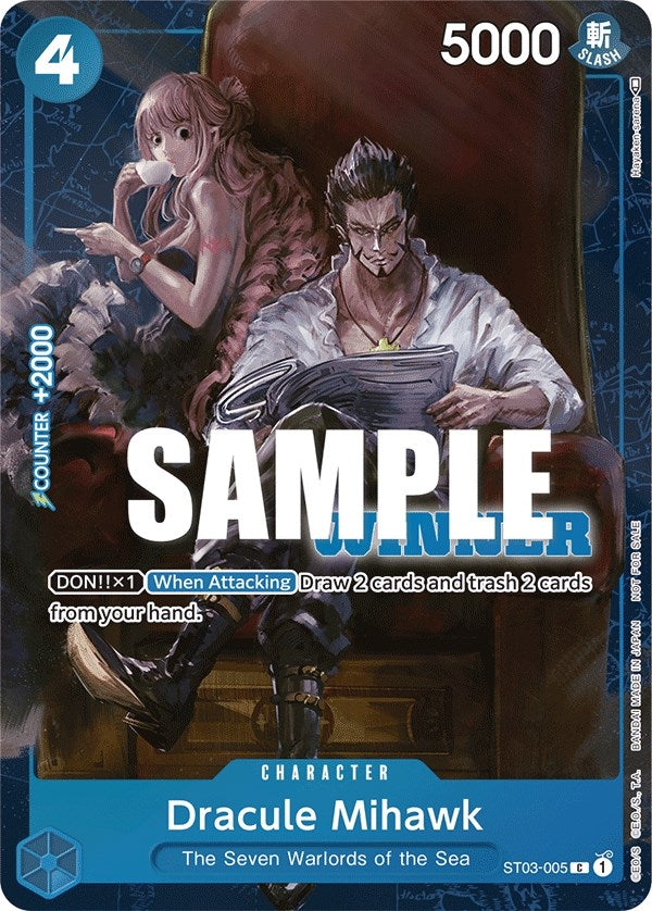 Image for Dracule Mihawk (Winner Pack Vol. 4) (ST03-005) (One Piece Promotion Cards) - One Piece Card Game
