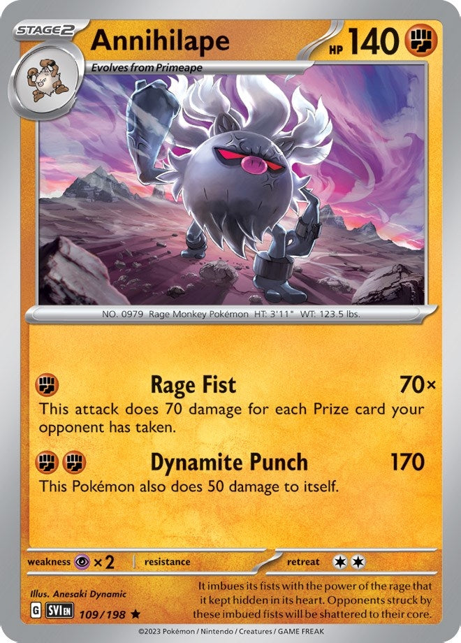 Image for Annihilape (109/198) (Deck Exclusives) - Pokemon
