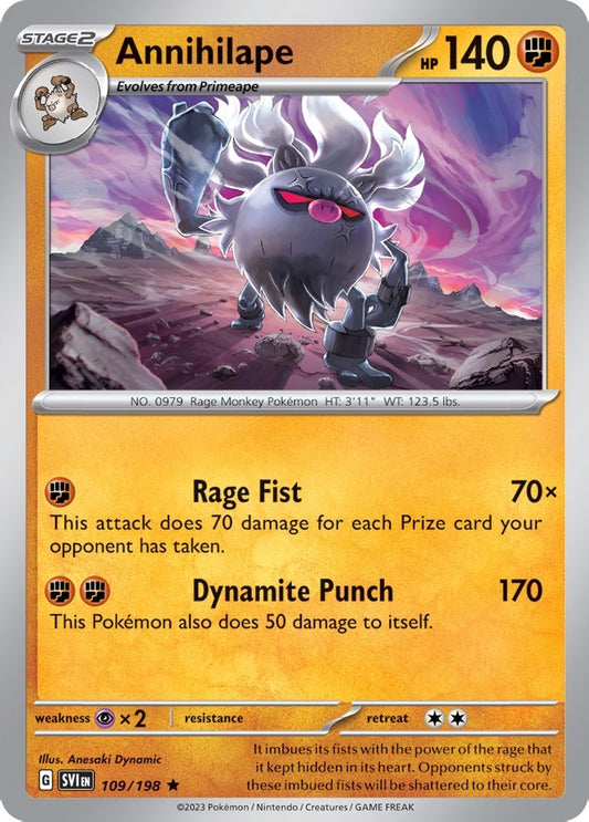 Image for Annihilape (109/198) (Deck Exclusives) - Pokemon