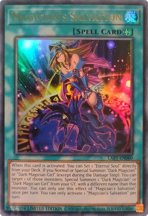 Image for Magician's Salvation (LART-EN060) (The Lost Art Promotion) (LART) - YuGiOh