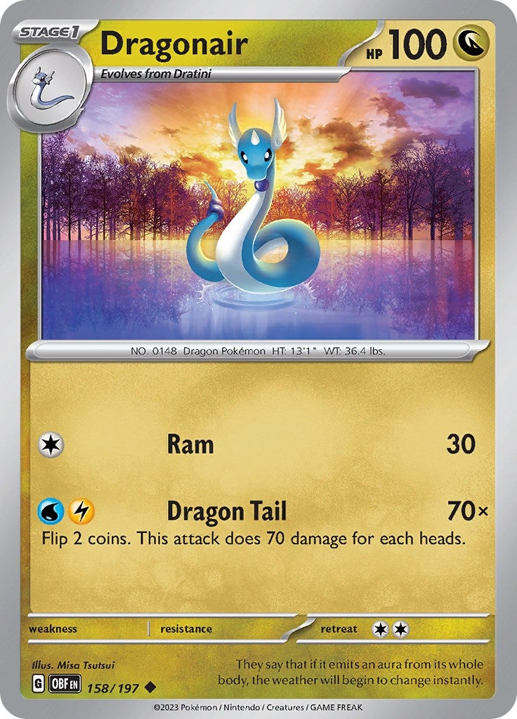 Image for Dragonair (158/197) (SV03: Obsidian Flames) - Pokemon