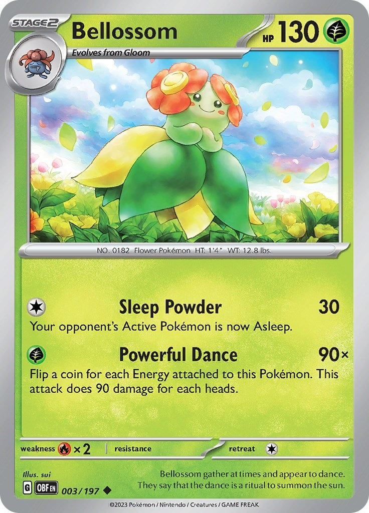 Image for Bellossom (003/197) (SV03: Obsidian Flames) - Pokemon